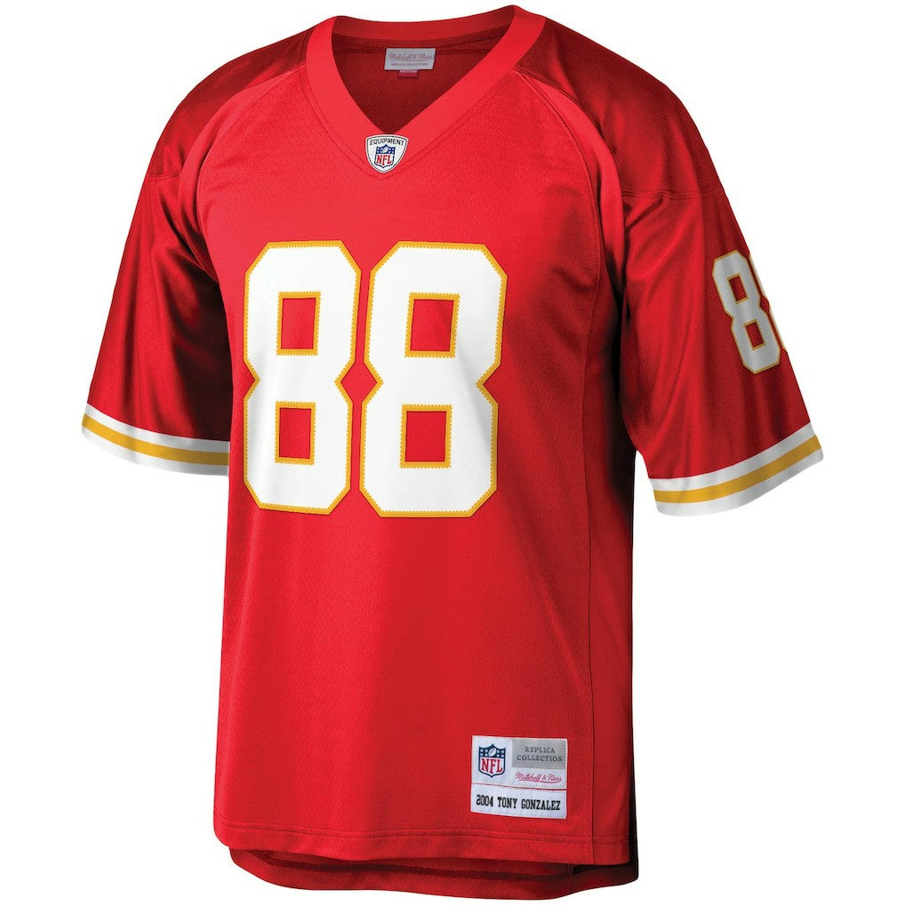 Tony Gonzalez Kansas City Chiefs Legacy Replica Jersey Red | Mitchell & Ness