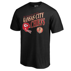 Kansas City Chiefs 60th Season Logo Rise T-Shirt Black | NFL