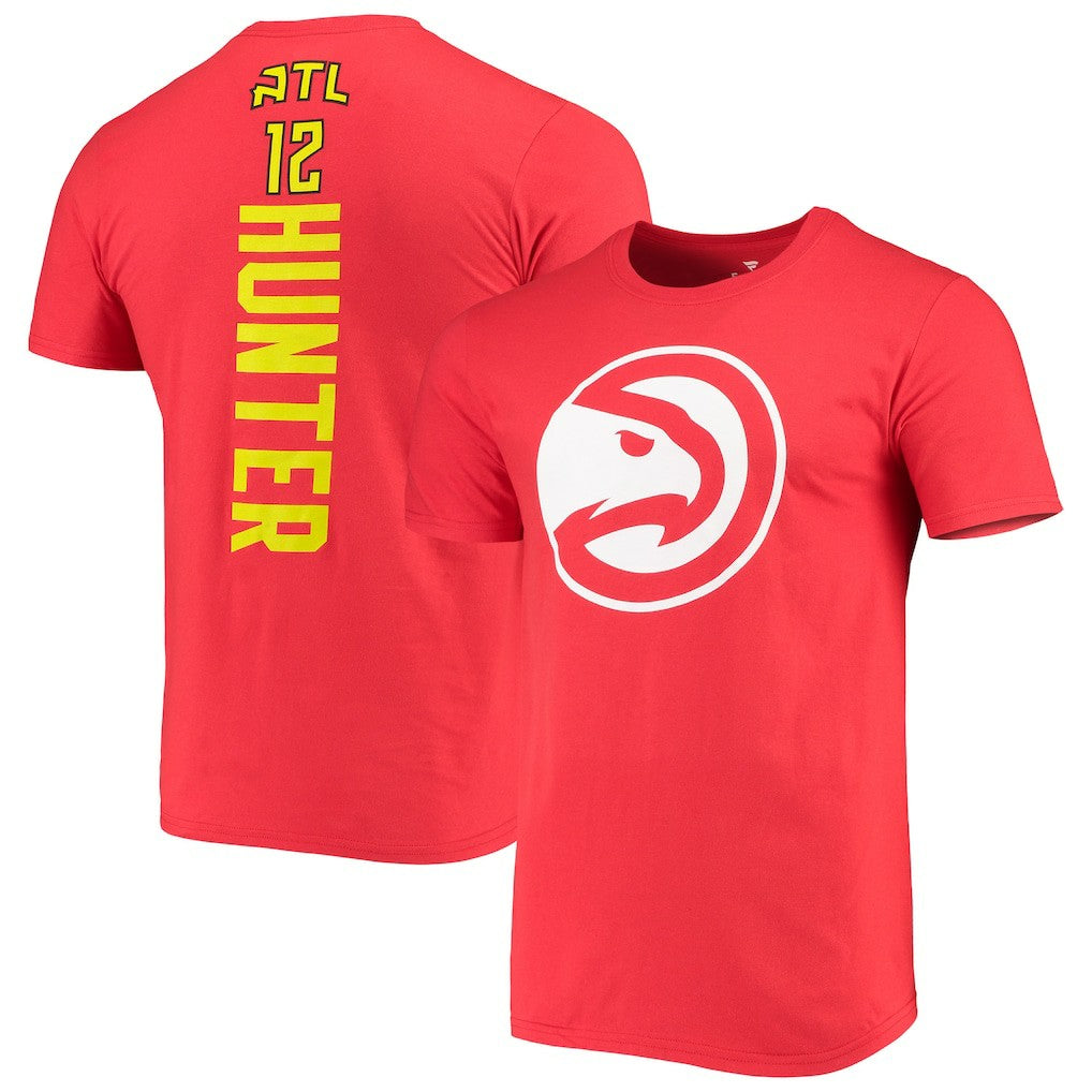 De'Andre Hunter Atlanta Hawks Playmaker Name & Number Logo T-Shirt Red - NBA