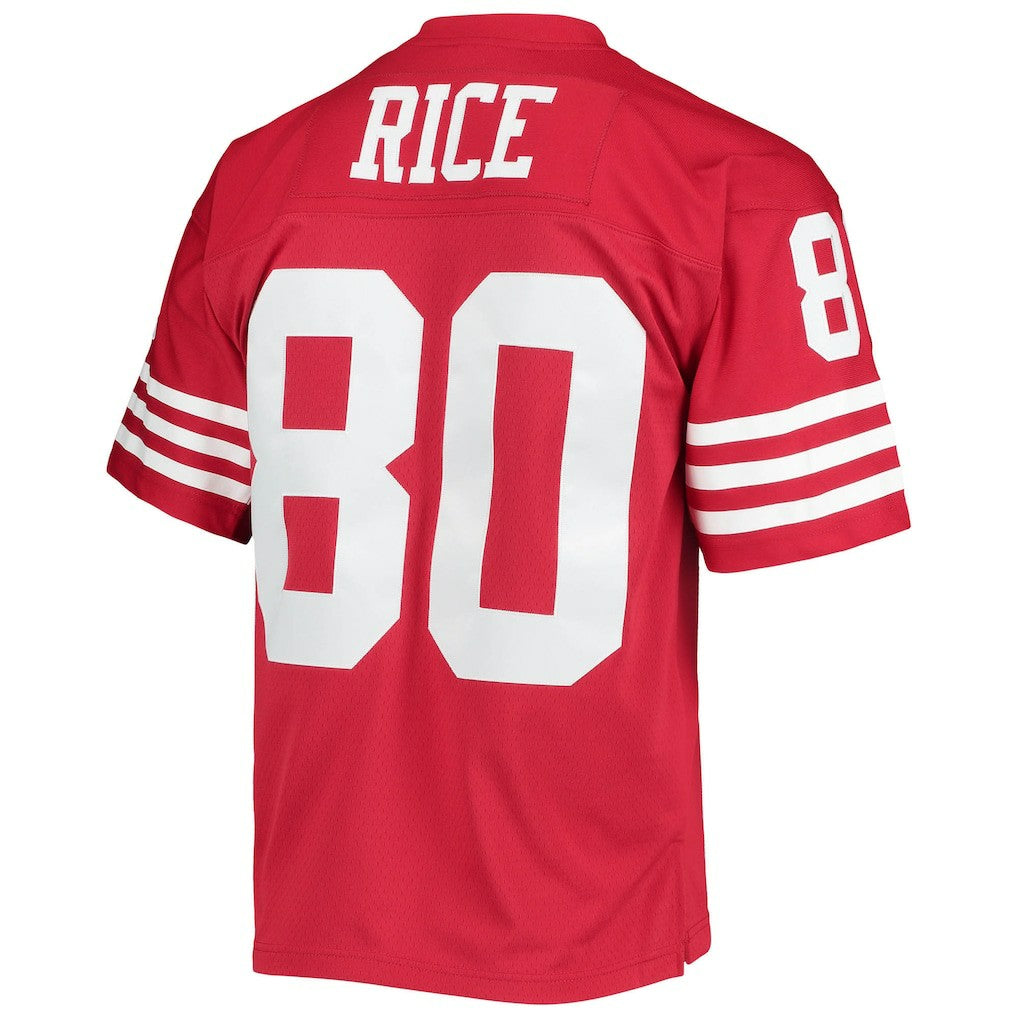 Jerry Rice San Francisco 49ers Legacy Replica Jersey Scarlet | Mitchell & Ness