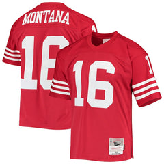 Joe Montana San Francisco 49ers Legacy Replica Jersey Scarlet | Mitchell & Ness