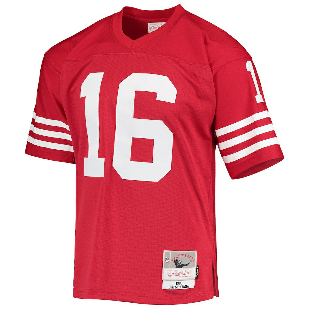 Joe Montana San Francisco 49ers Legacy Replica Jersey Scarlet | Mitchell & Ness