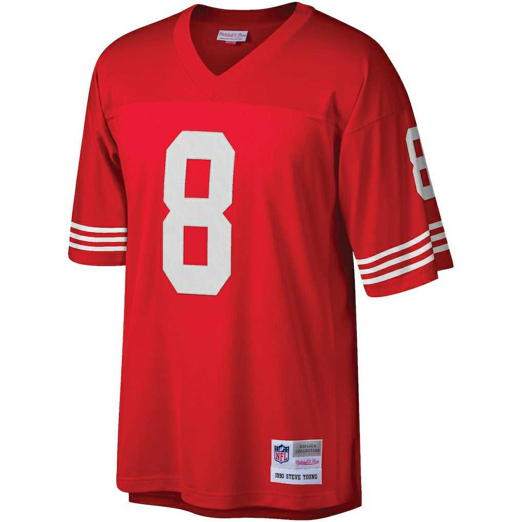 Steve Young San Francisco 49ers Legacy Replica Jersey Scarlet | Mitchell & Ness