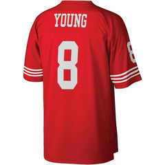 Steve Young San Francisco 49ers Legacy Replica Jersey Scarlet | Mitchell & Ness