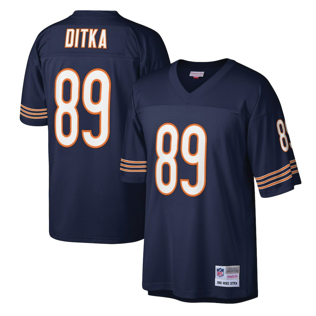 Mike Ditka Chicago Bears Legacy Replica Jersey Navy | Mitchell & Ness