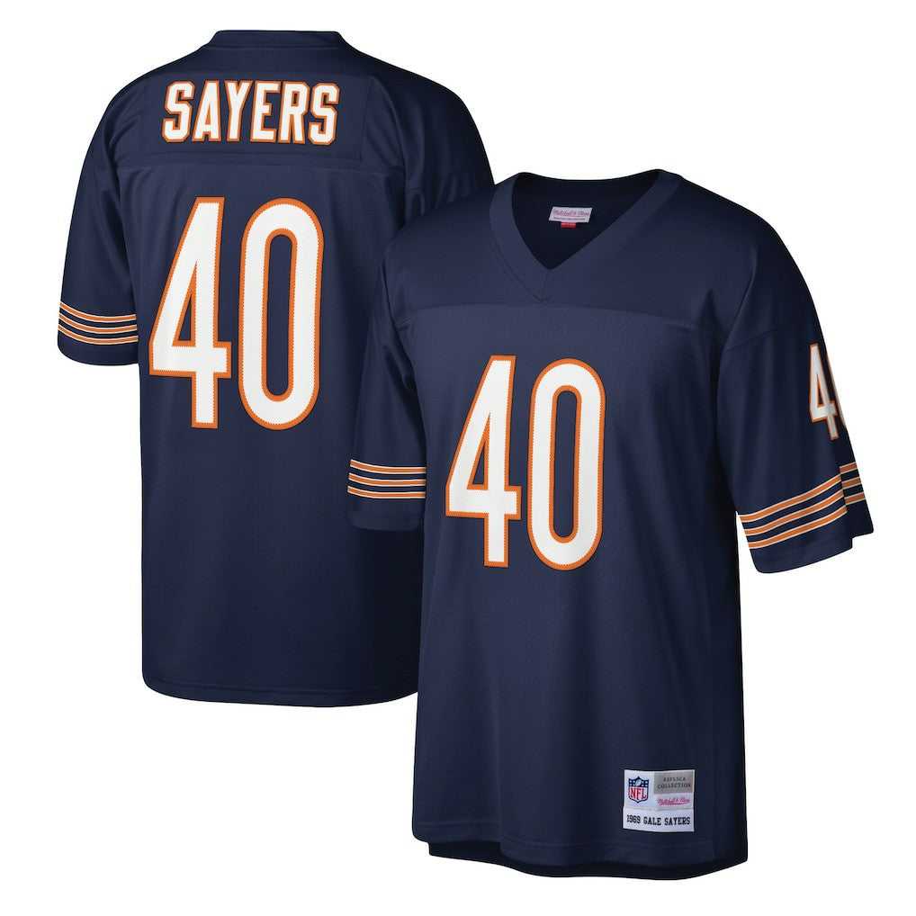 Gale Sayers Chicago Bears Legacy Replica Jersey Navy | Mitchell & Ness