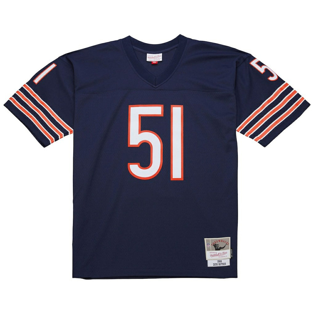 Dick Butkus Chicago Bears Legacy Replica Jersey Navy | Mitchell & Ness
