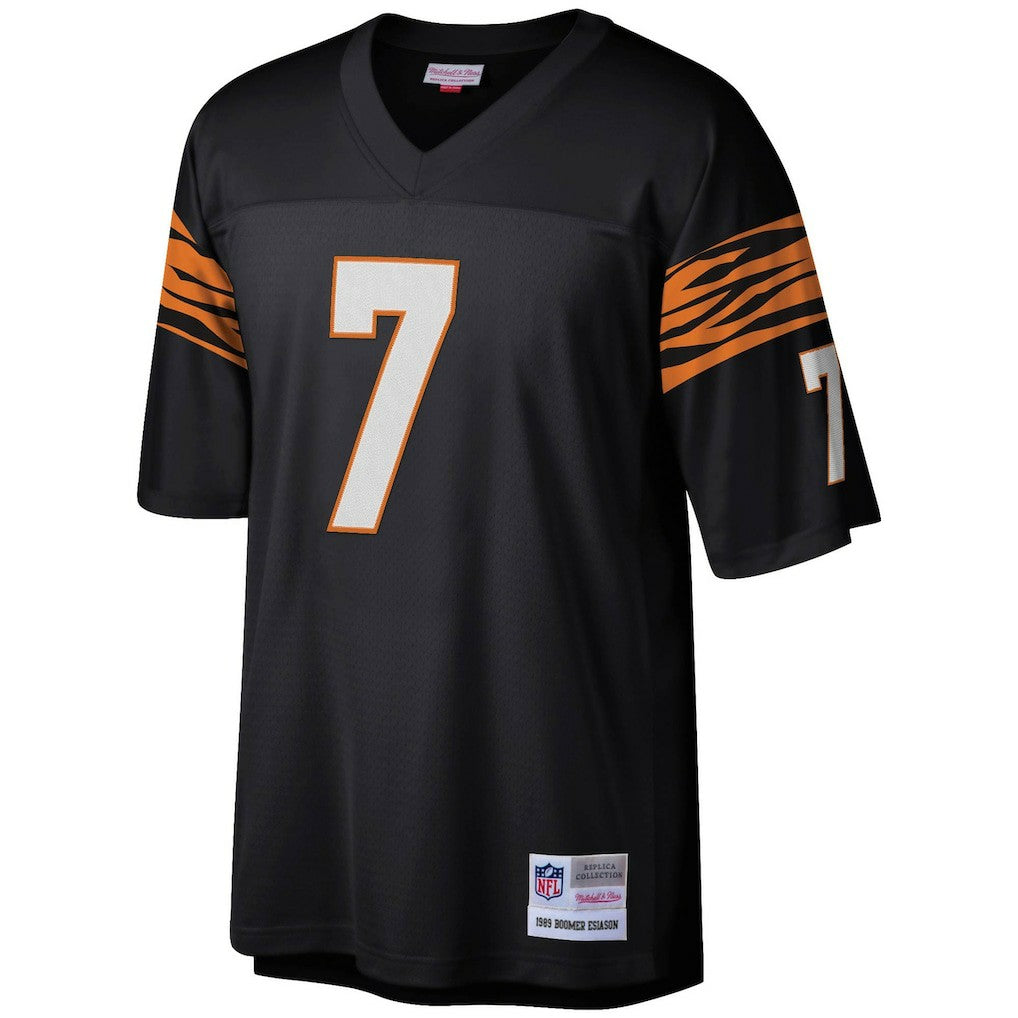 Boomer Esiason Cincinnati Bengals Legacy Replica Jersey Black | Mitchell & Ness