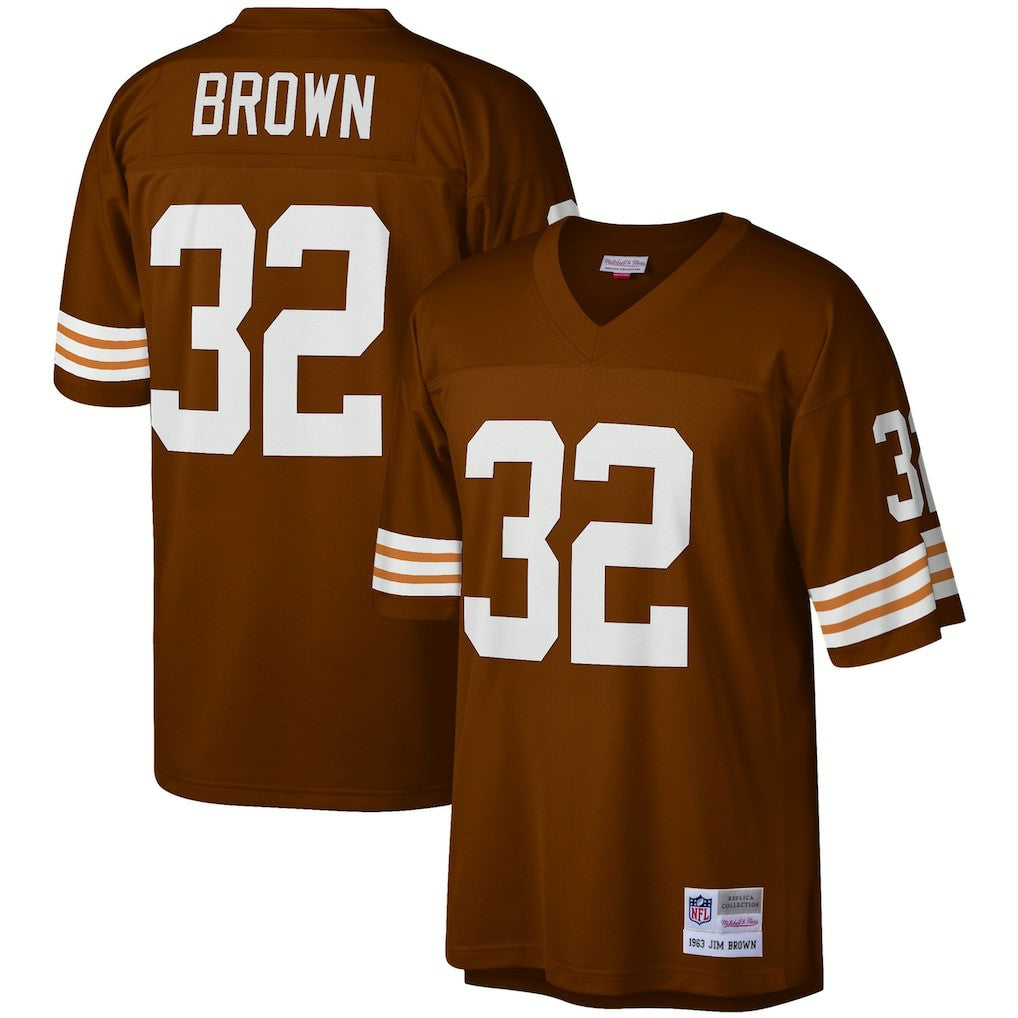 Jim Brown Cleveland Browns Legacy Replica Jersey Brown | Mitchell & Ness