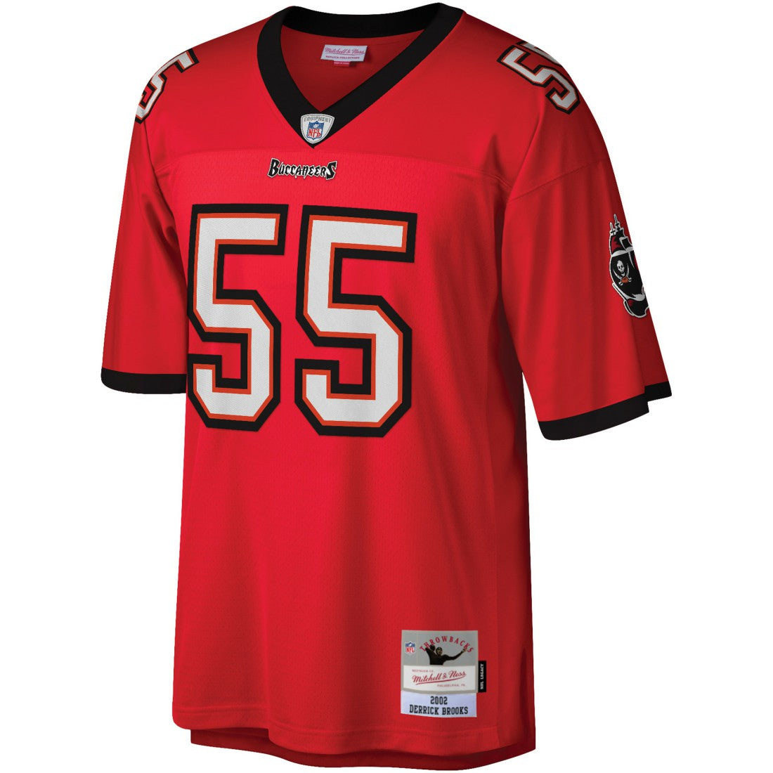 Derrick Brooks Tampa Bay Buccaneers Legacy Replica Jersey Red | Mitchell & Ness