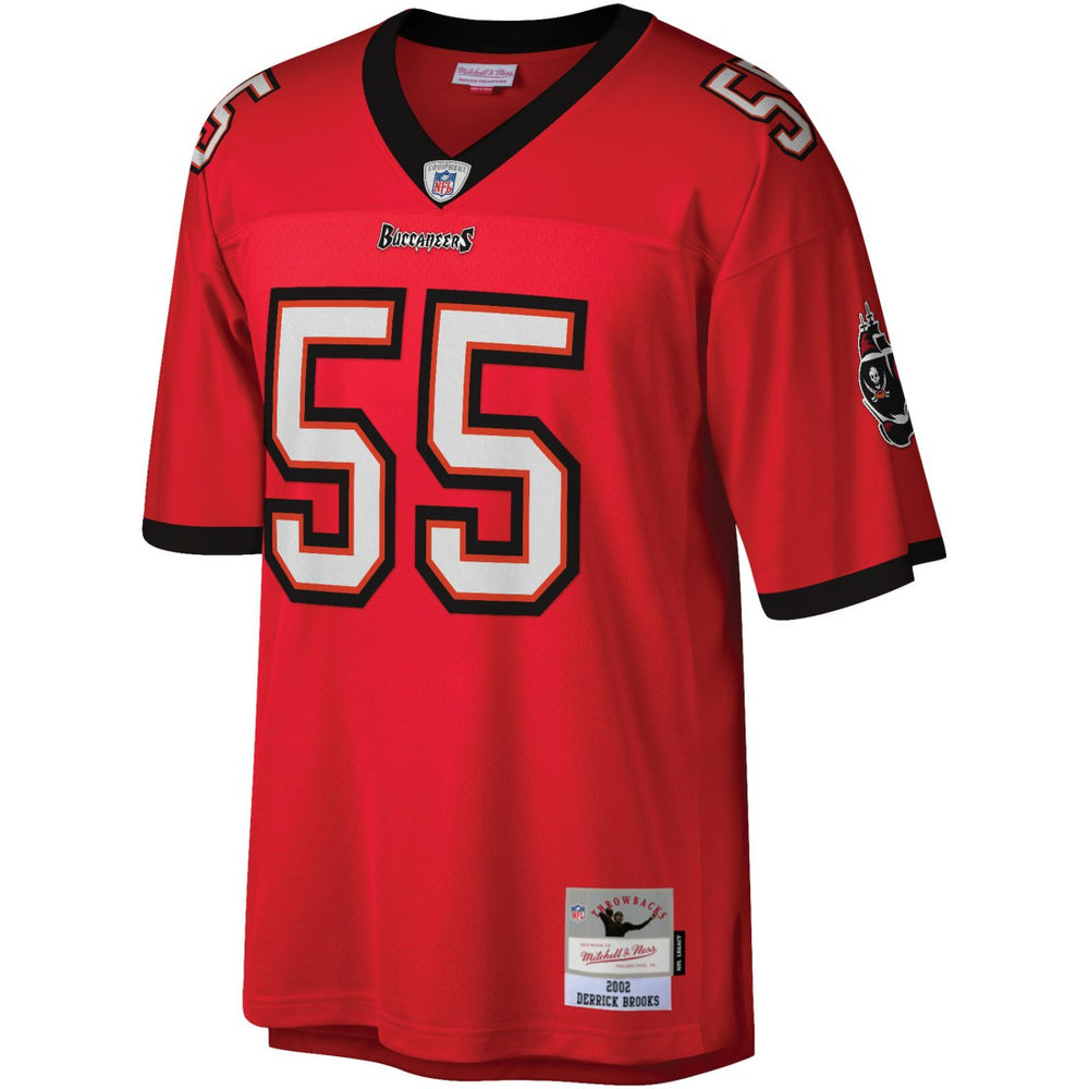 Derrick Brooks Tampa Bay Buccaneers Legacy Replica Jersey Red | Mitchell & Ness
