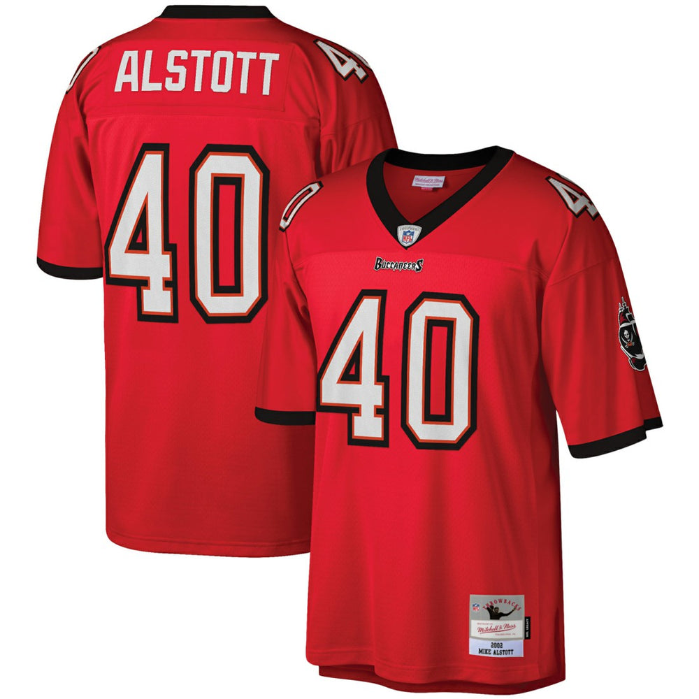 Mike Alstott Tampa Bay Buccaneers Legacy Replica Jersey Red | Mitchell & Ness