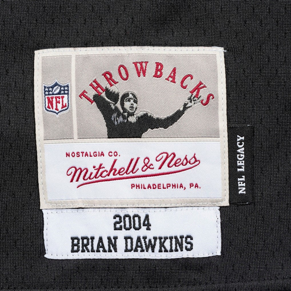 Brian Dawkins Philadelphia Eagles Legacy Replica Jersey Black | Mitchell & Ness