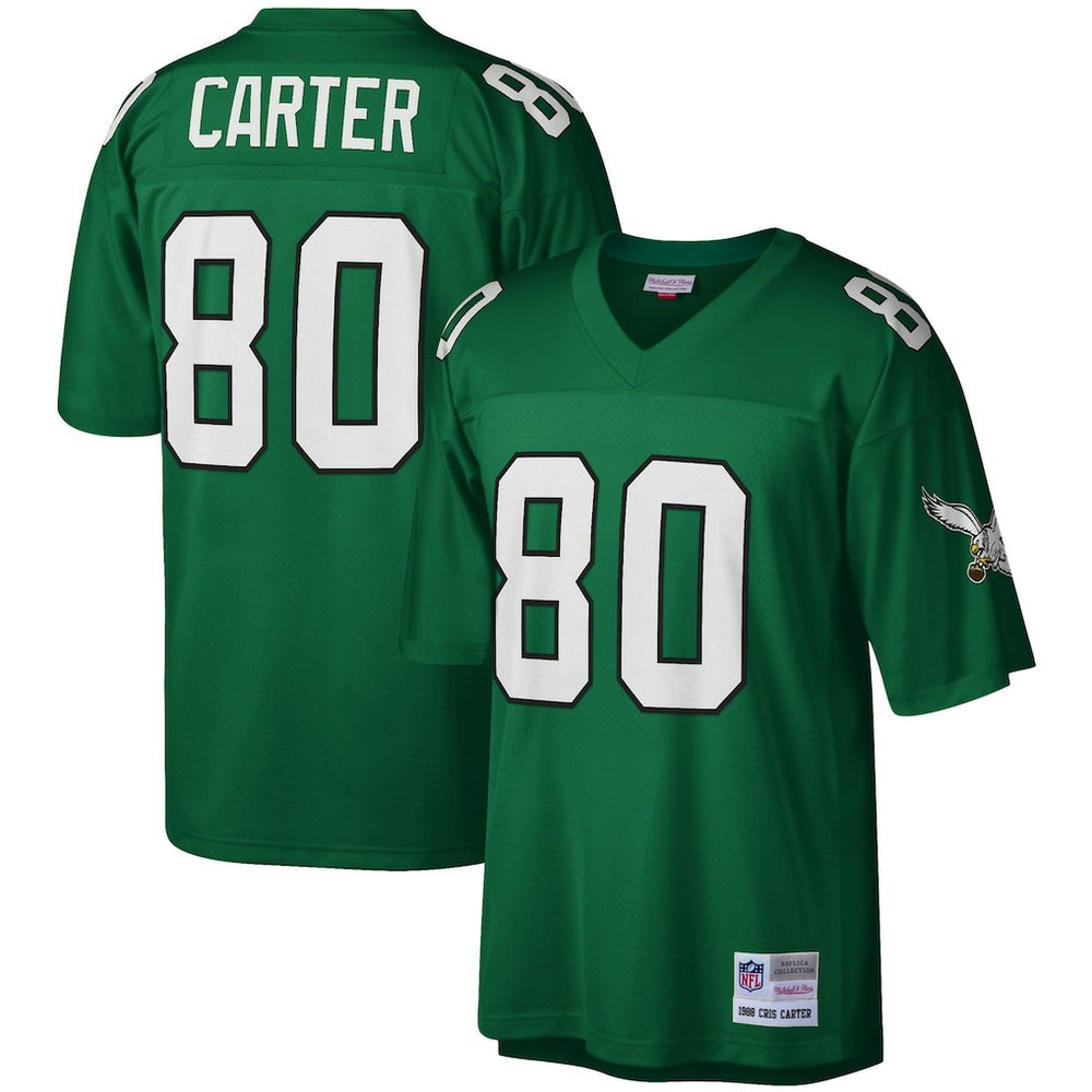 Cris Carter Philadelphia Eagles Legacy Replica Jersey Kelly Green | Mitchell & Ness