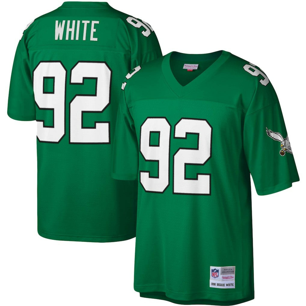 Reggie White Philadelphia Eagles Legacy Replica Jersey Kelly Green | Mitchell & Ness