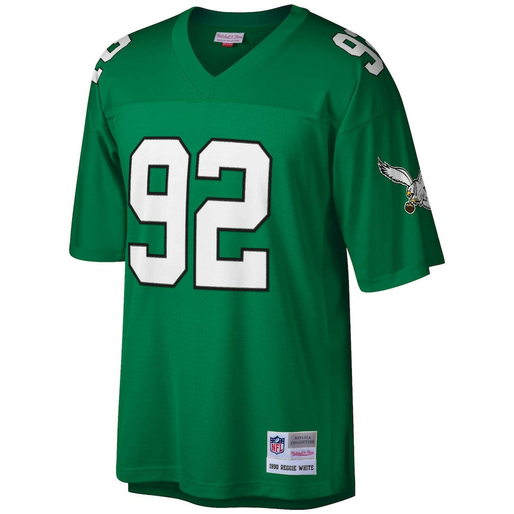 Reggie White Philadelphia Eagles Legacy Replica Jersey Kelly Green | Mitchell & Ness