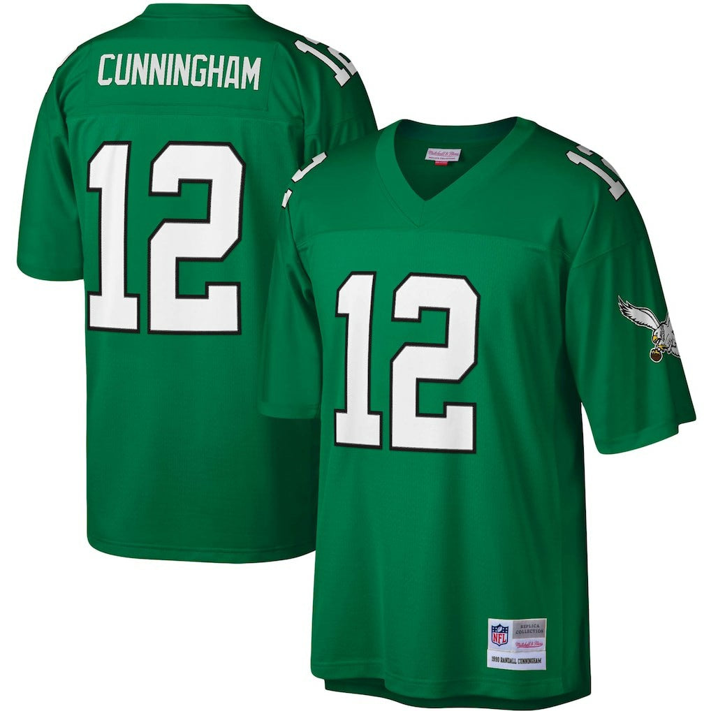 Randall Cunningham Philadelphia Eagles Legacy Replica Jersey Kelly Green | Mitchell & Ness