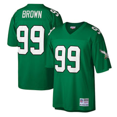 Jerome Brown Philadelphia Eagles Legacy Replica Jersey Kelly Green | Mitchell & Ness