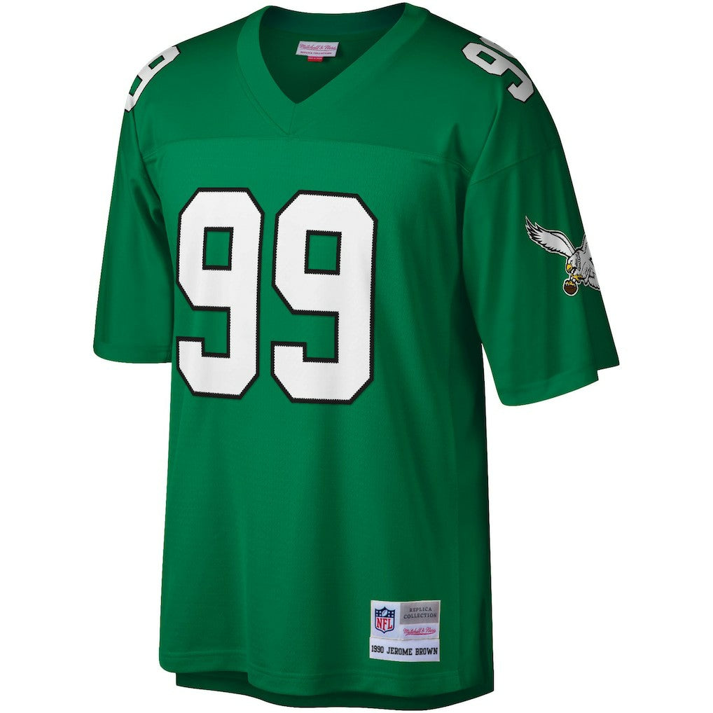 Jerome Brown Philadelphia Eagles Legacy Replica Jersey Kelly Green | Mitchell & Ness