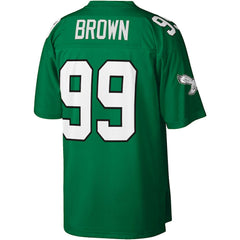 Jerome Brown Philadelphia Eagles Legacy Replica Jersey Kelly Green | Mitchell & Ness