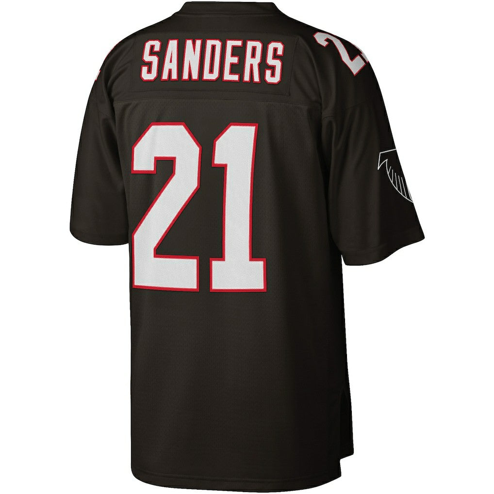 Deion Sanders Atlanta Falcons Legacy Replica Jersey Black | Mitchell & Ness