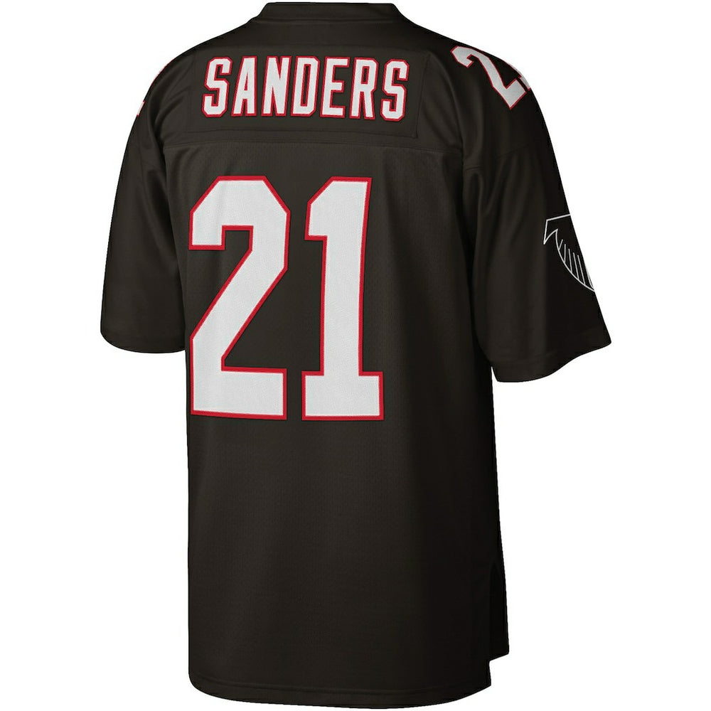 Deion Sanders Atlanta Falcons Legacy Replica Jersey Black | Mitchell & Ness