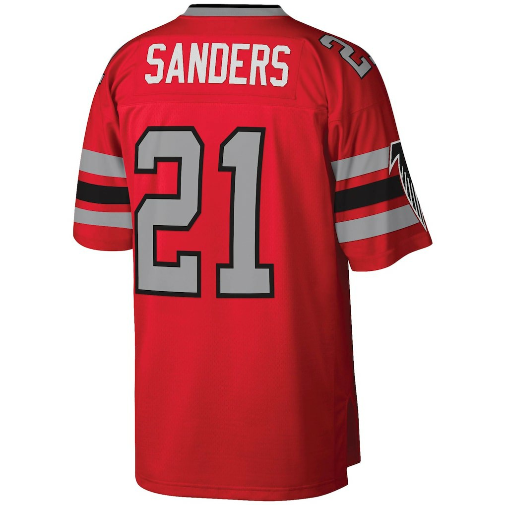 Deion Sanders Atlanta Falcons Legacy Replica Jersey Red | Mitchell & Ness