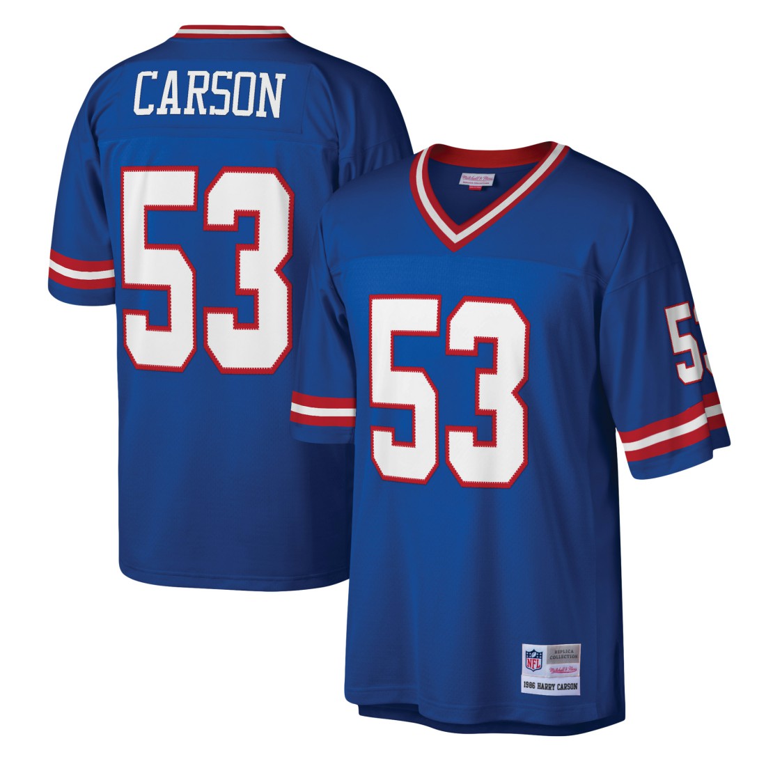 Harry Carson New York Giants Legacy Replica Jersey Royal | Mitchell & Ness