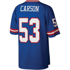 Harry Carson New York Giants Legacy Replica Jersey Royal | Mitchell & Ness
