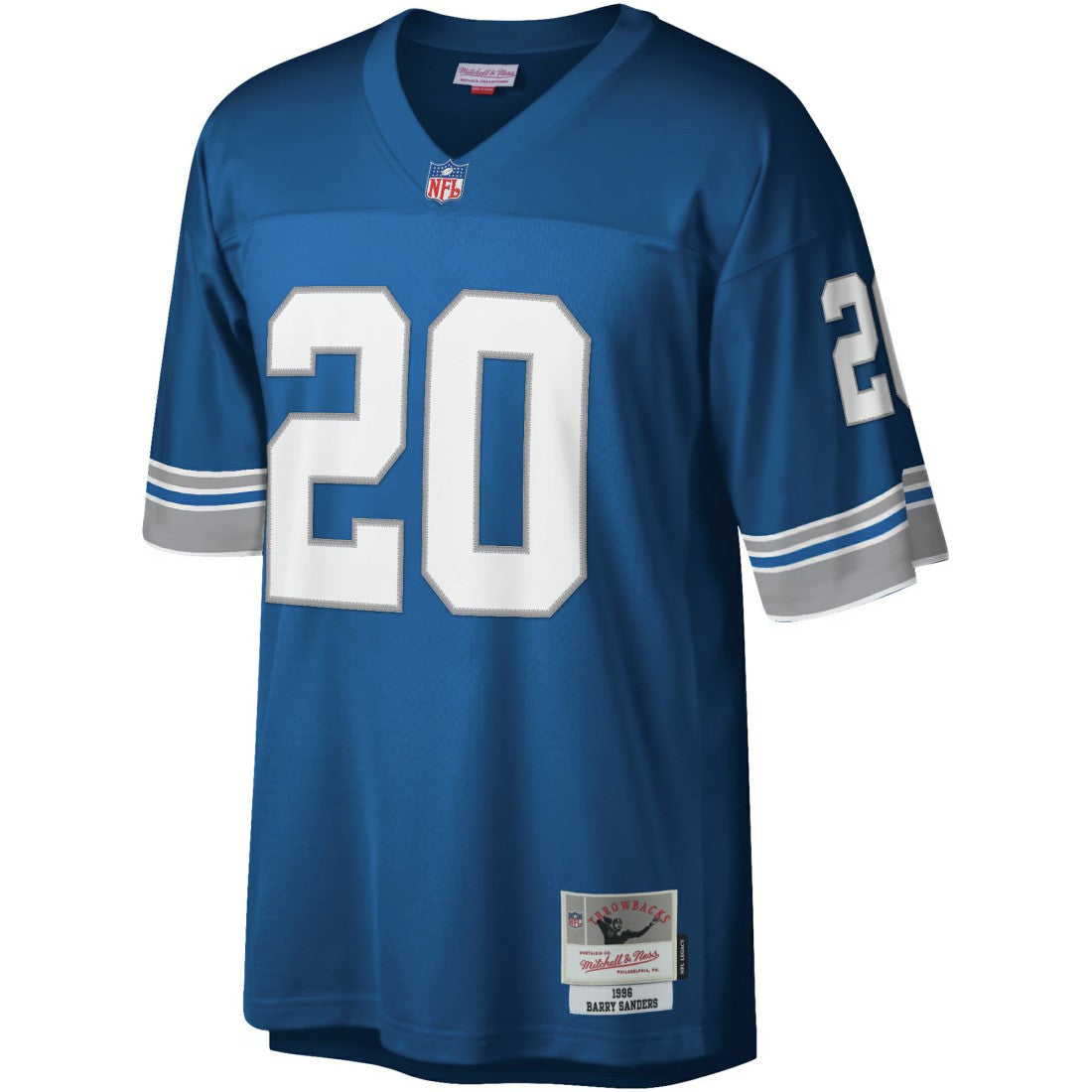 Barry Sanders Detroit Lions Legacy Replica Jersey Blue | Mitchell & Ness