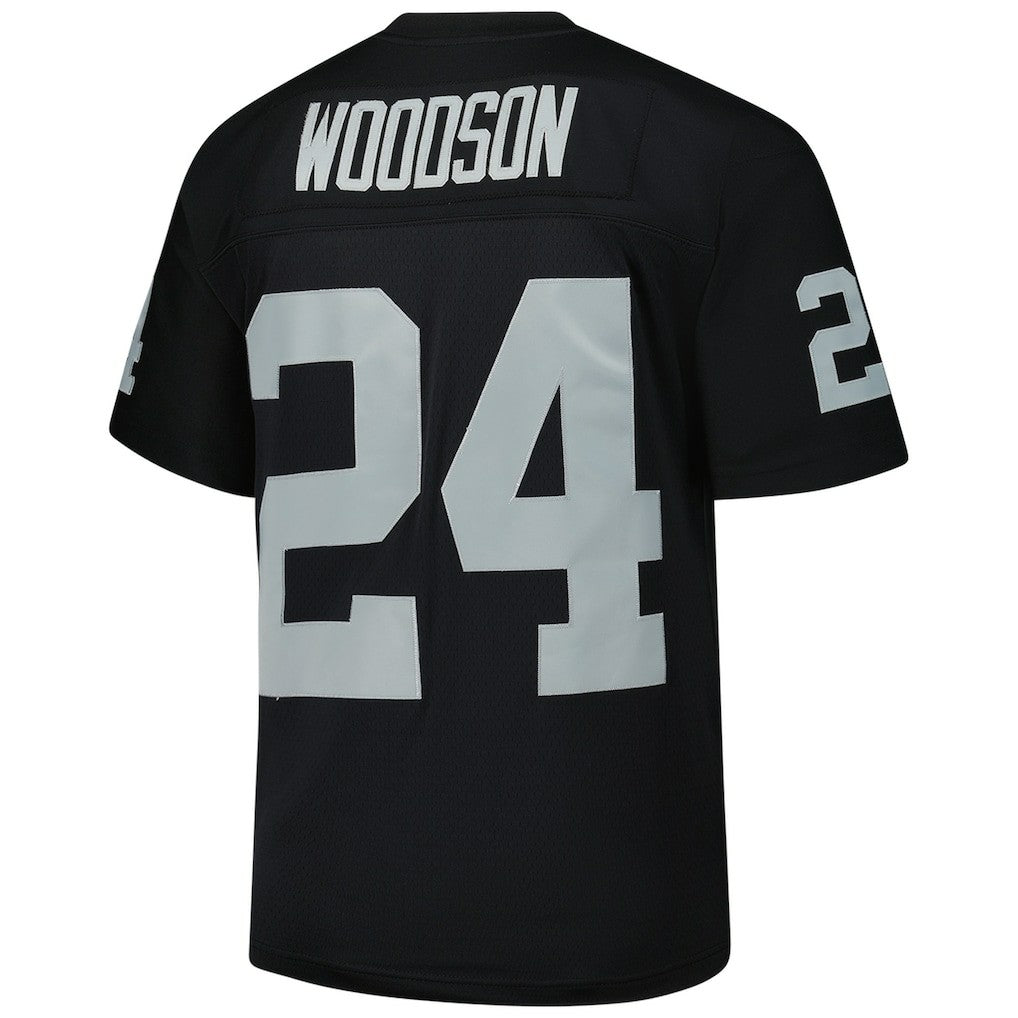 Charles Woodson Las Vegas Raiders Legacy Replica Jersey Black | Mitchell & Ness