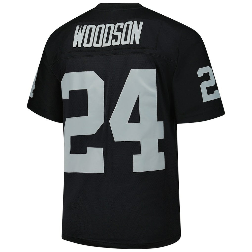 Charles Woodson Las Vegas Raiders Legacy Replica Jersey Black | Mitchell & Ness