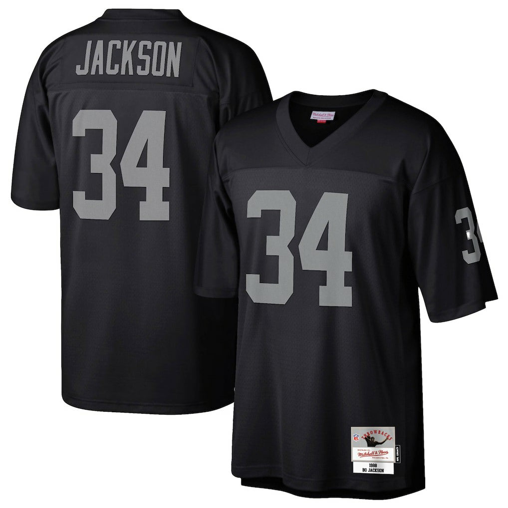 Bo Jackson Las Vegas Raiders Legacy Replica Jersey Black | Mitchell & Ness