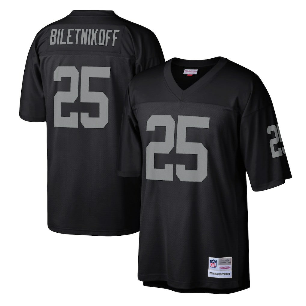 Fred Biletnikoff Las Vegas Raiders Legacy Replica Jersey Black | Mitchell & Ness