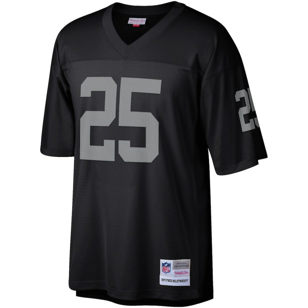 Fred Biletnikoff Las Vegas Raiders Legacy Replica Jersey Black | Mitchell & Ness