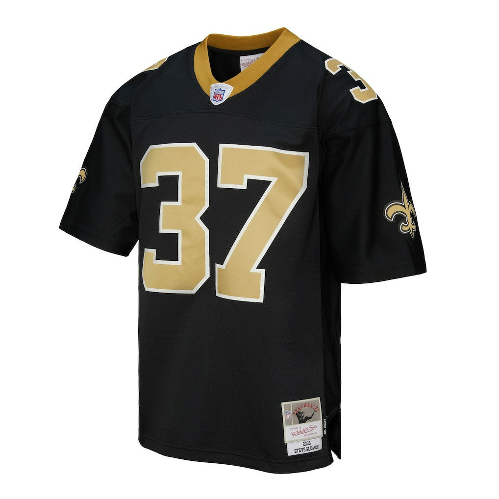 Steve Gleason New Orleans Saints Legacy Replica Jersey Black | Mitchell & Ness