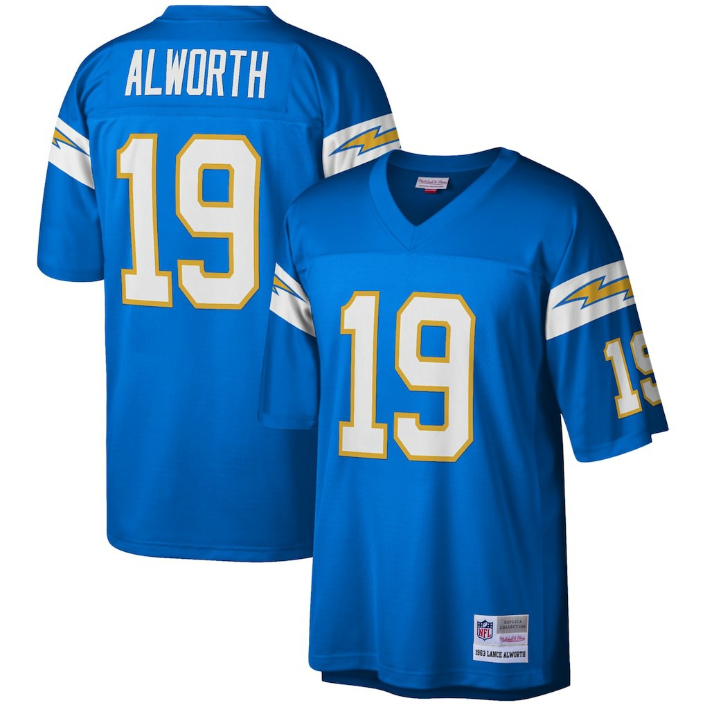 Lance Alworth Los Angeles Chargers Legacy Replica Jersey Powder Blue | Mitchell & Ness