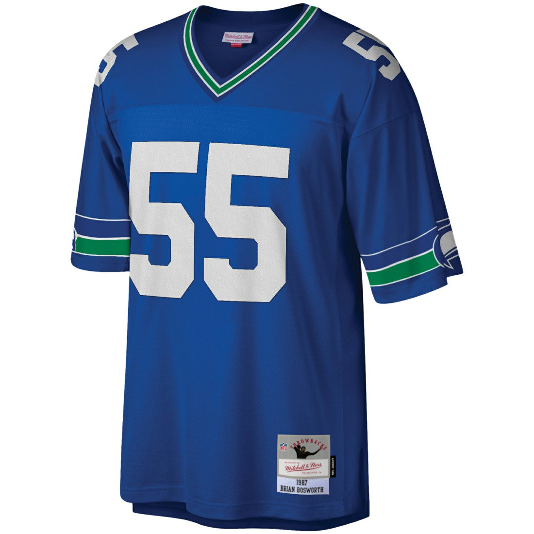 Brian Bosworth Seattle Seahawks Legacy Replica Jersey Royal | Mitchell & Ness