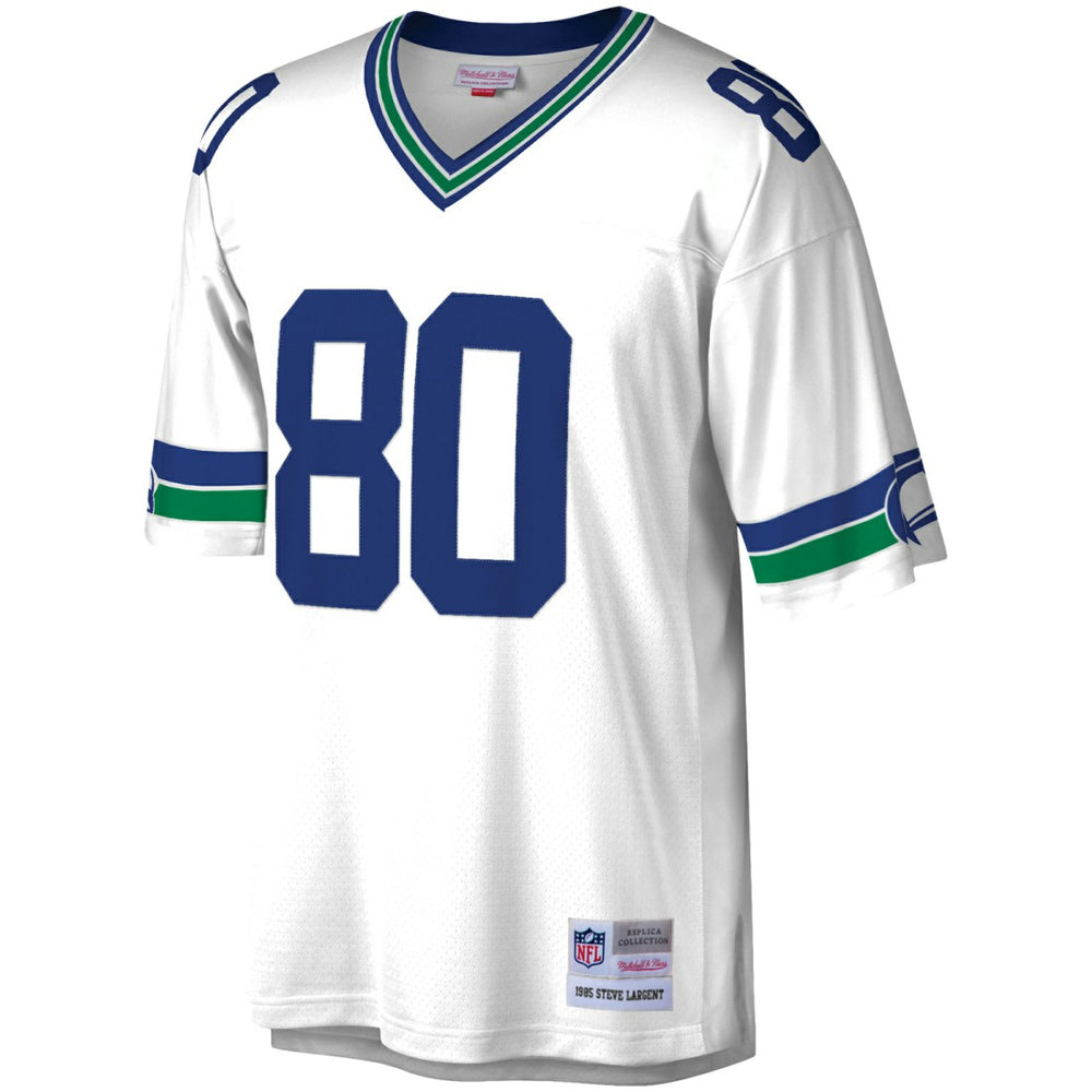 Steve Largent Seattle Seahawks Legacy Replica Jersey White | Mitchell & Ness