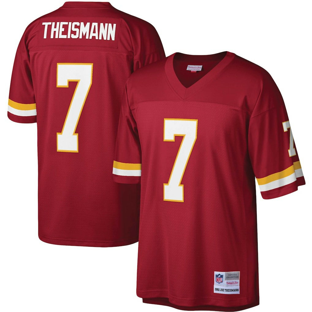Joe Theismann Washington Football Team Legacy Replica Jersey Burgundy | Mitchell & Ness