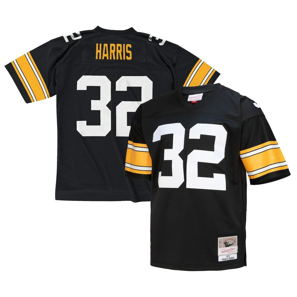 Franco Harris Pittsburgh Steelers Legacy Replica Jersey Black | Mitchell & Ness