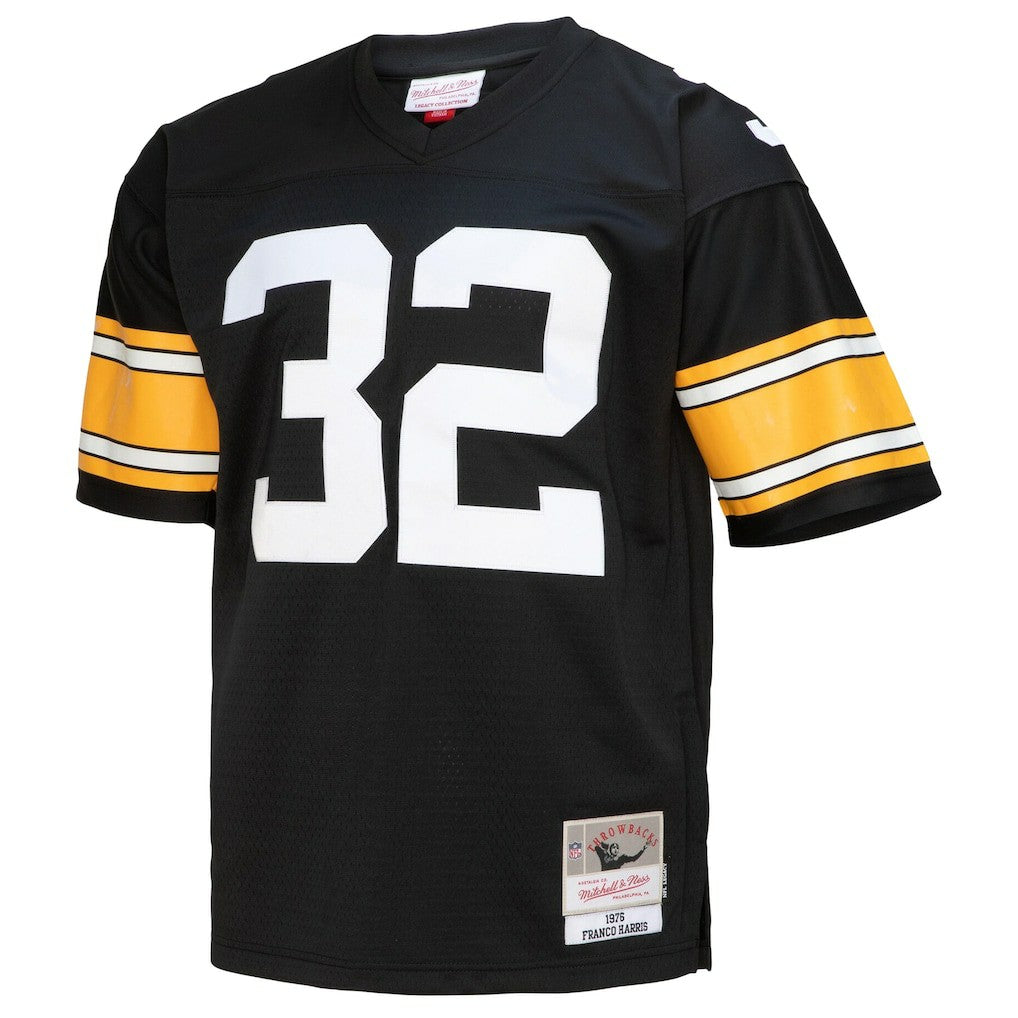 Franco Harris Pittsburgh Steelers Legacy Replica Jersey Black | Mitchell & Ness