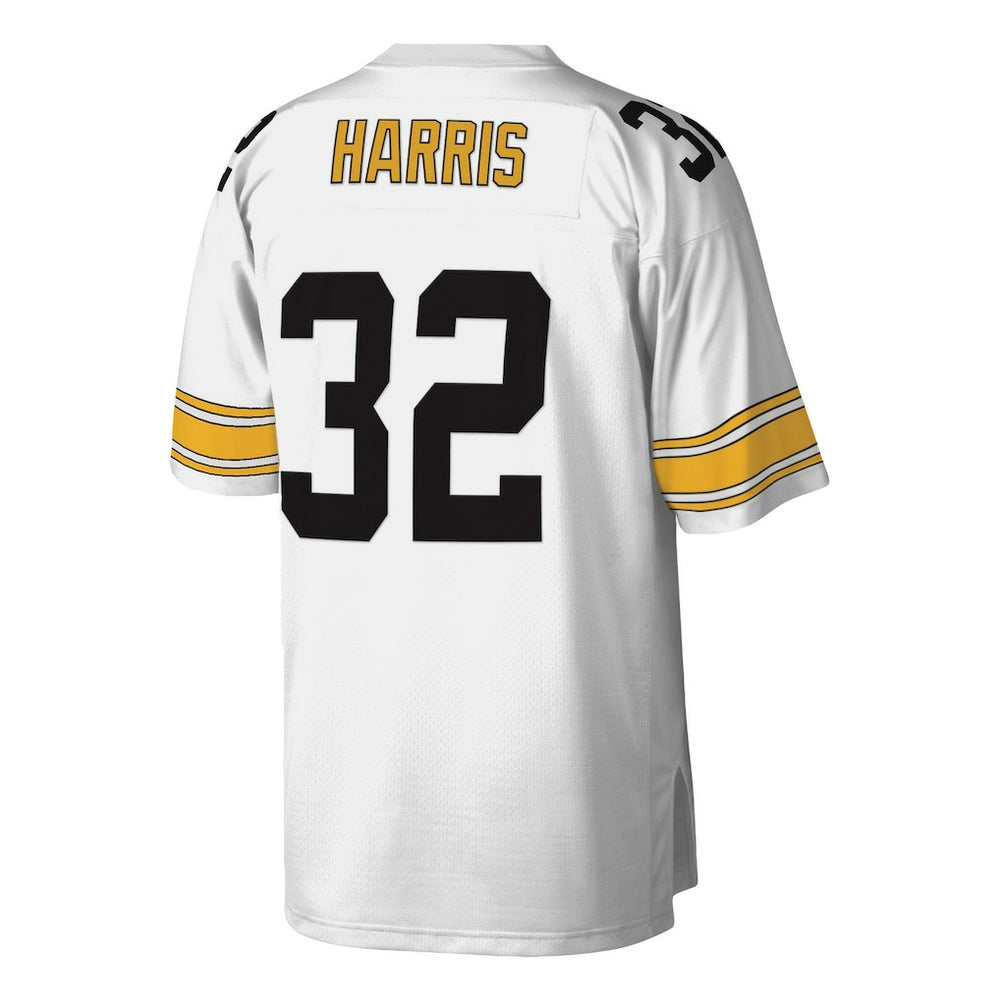 Franco Harris Pittsburgh Steelers Legacy Replica Jersey White | Mitchell & Ness