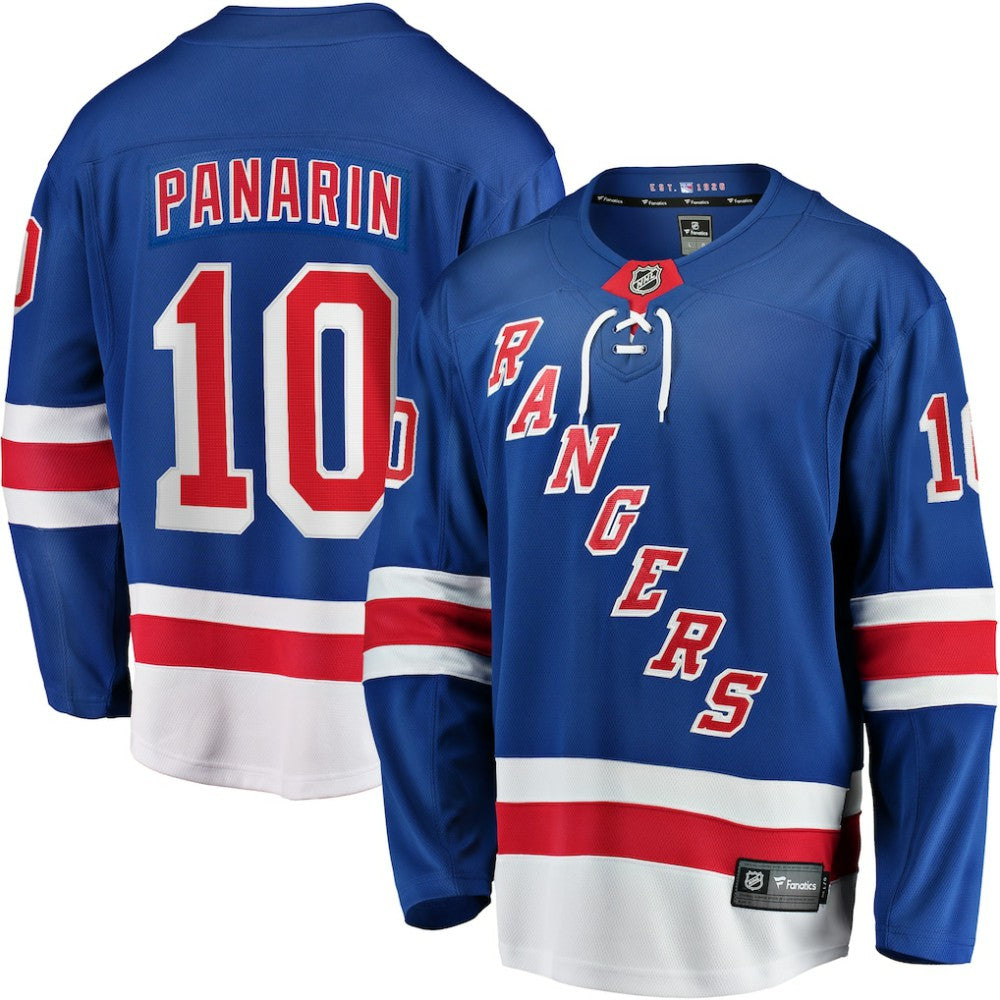 Artemi Panarin New York Rangers Fanatics Home Breakaway Player Jersey - Blue - NHL