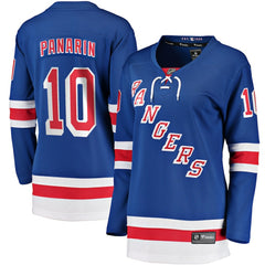 Artemi Panarin New York Rangers Fanatics Women's Home Breakaway Player Jersey - Blue - NHL