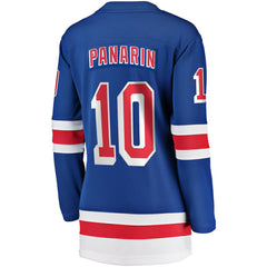 Artemi Panarin New York Rangers Fanatics Women's Home Breakaway Player Jersey - Blue - NHL