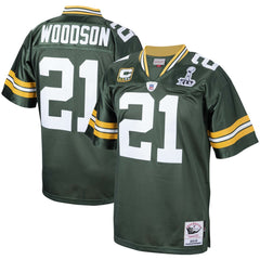 Charles Woodson Green Bay Packers 2010 Authentic Throwback Retired Player Jersey Green | Mitchell & Ness