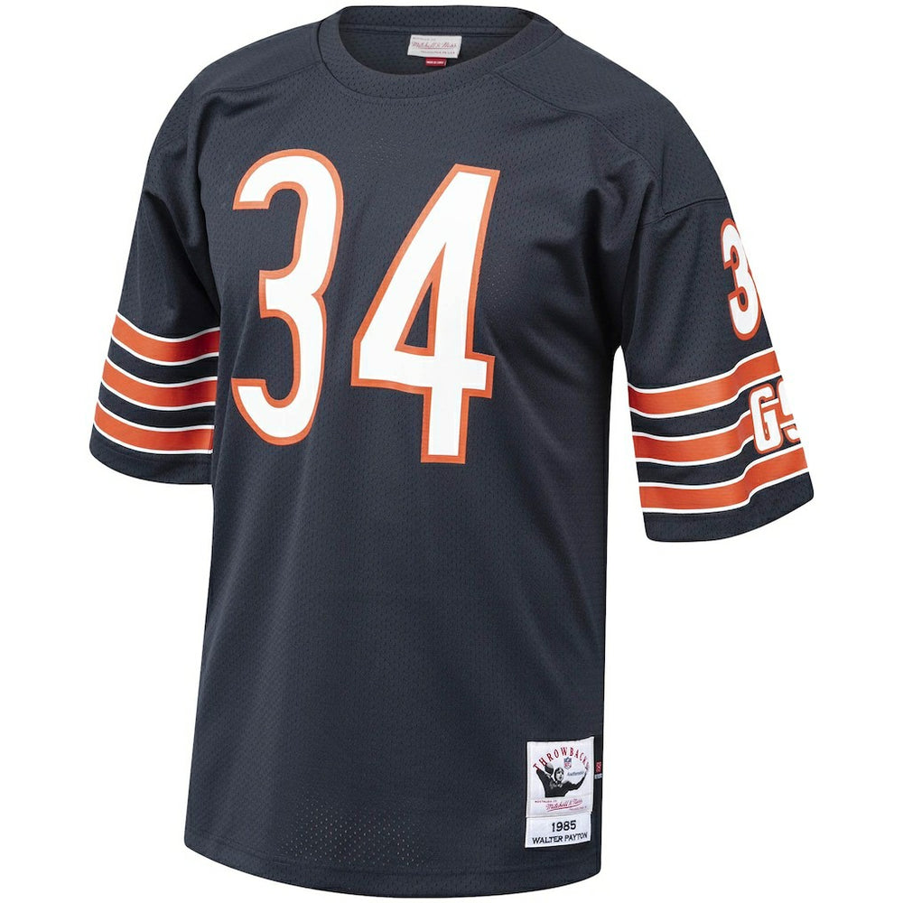 Walter Payton Chicago Bears 1985 Authentic Throwback Retired Player Jersey Navy | Mitchell & Ness