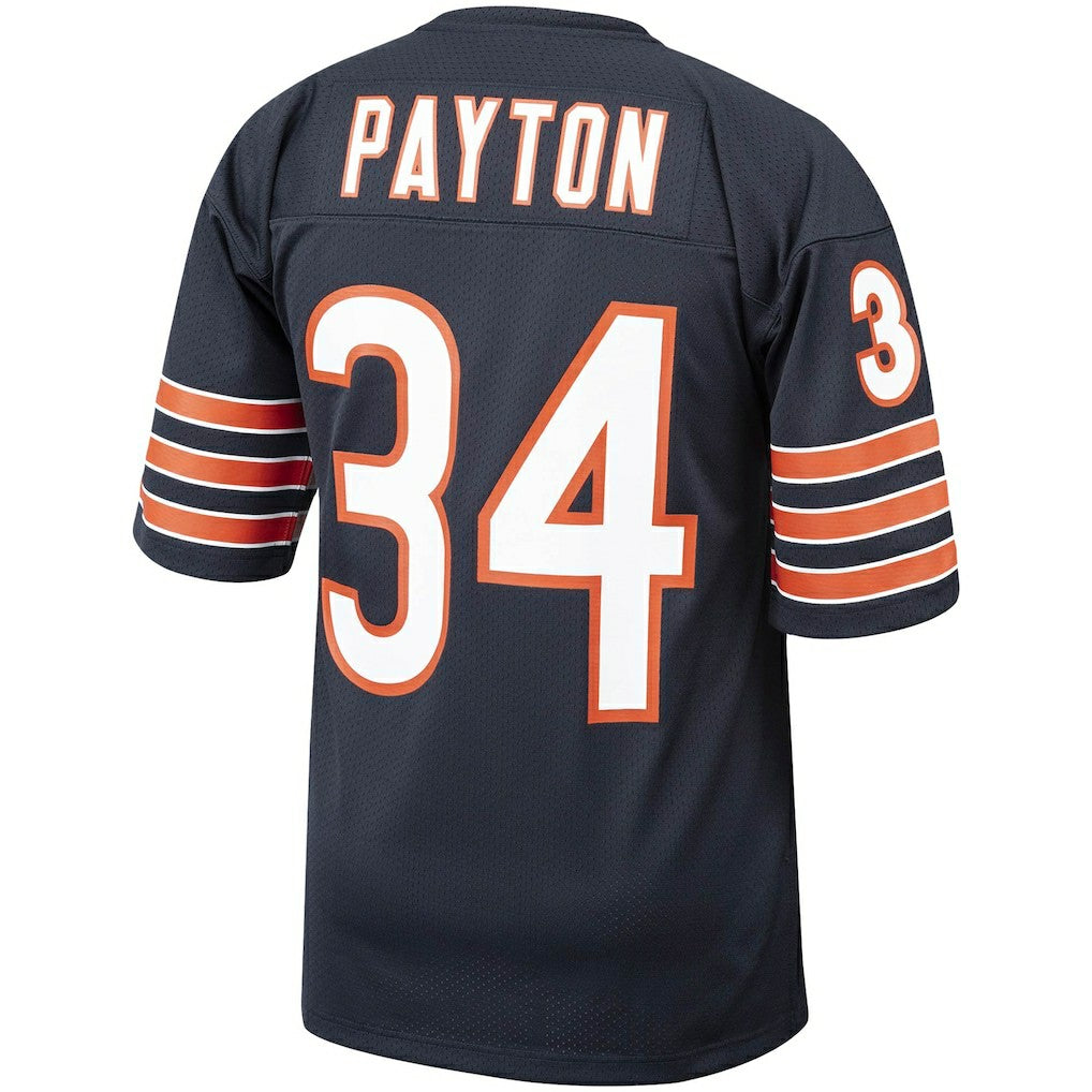 Walter Payton Chicago Bears 1985 Authentic Throwback Retired Player Jersey Navy | Mitchell & Ness