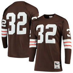 Jim Brown Cleveland Browns 1964 Authentic Throwback Retired Player Jersey Brown | Mitchell & Ness